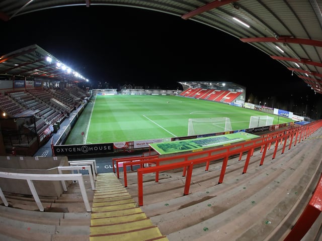 Average attendance: 6,709; Capacity: 8,720; Percentage of stadium filled: 63.5 per cent.