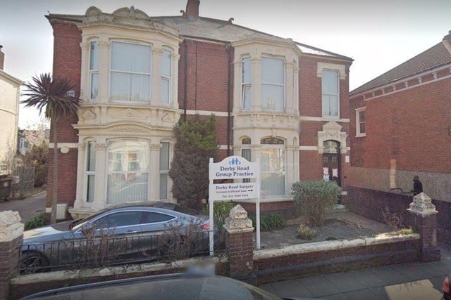 At Derby Road Practice in Derby Road, 56.9 per cent of people responding to the survey rated their experience of booking an appointment as good or fairly good. Picture: Google Maps