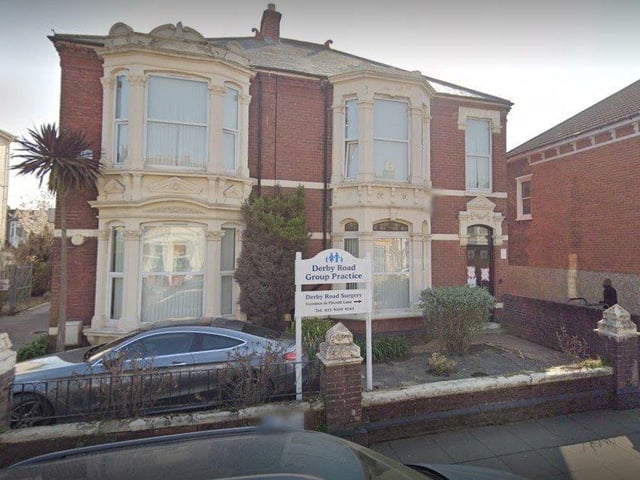 At Derby Road Practice in Derby Road, 56.9 per cent of people responding to the survey rated their experience of booking an appointment as good or fairly good. Picture: Google Maps