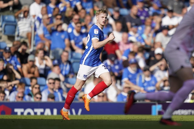 In and out of the match, but always offers that threat and energy, which is why he’s such a favourite. One great shooting opportunity in the second half was thwarted by a tremendous saving tackle. Important tracking back to end an Oxford break after Pompey corner in the first-half.