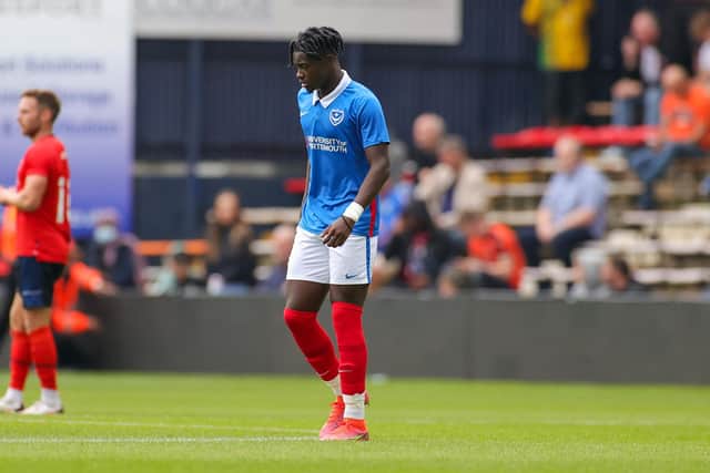 Jayden Reid has been ruled out for the season after damaging knee ligaments at Kenilworth Road during pre-season. Picture: Nigel Keene/ProSportsImages