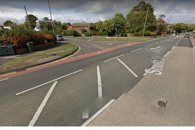 The hit and run took place at 9.13pm yesterday at the junction of South Street and Shaftsbury Road in Gosport. Photo: Google