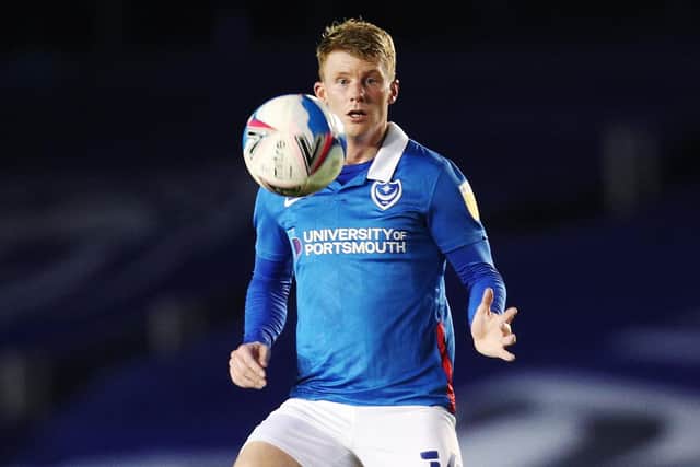 Pompey midfielder Andy Cannon