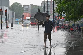 Thunderstorm warnings have been issued for parts of Hampshire. Picture: JUSTIN TALLIS/AFP via Getty Images