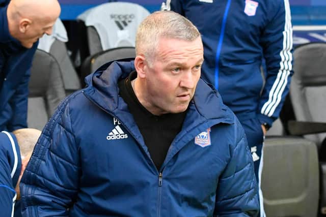 Ipswich Town manager Paul Lambert