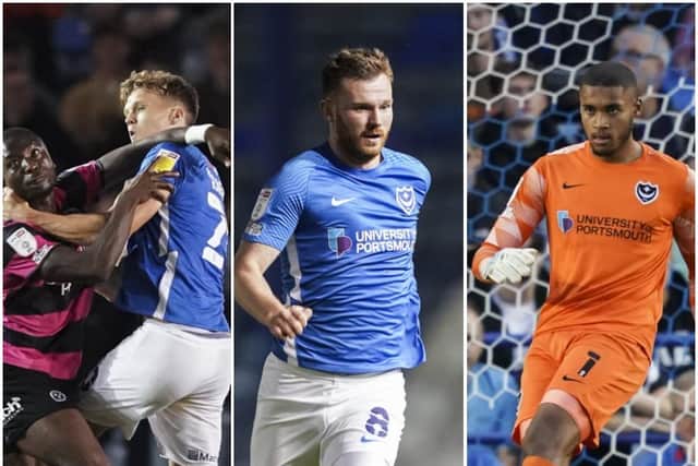 From left, Sean Raggett, Ryan Tunnicliffe and Gavin Bazunu