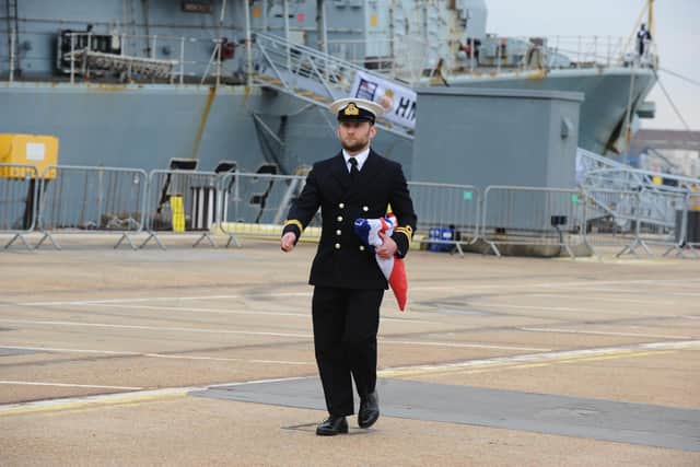 HMS Montrose was first commissioned by the Royal Navy in 1994. Picture: Sarah Standing