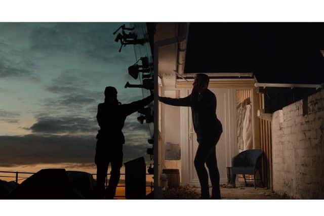 The video has been built to highlight the sacrifices made by serving sailors and Royal Marines deployed away from their families over Christmas.