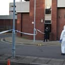 Police in Buckingham Street.