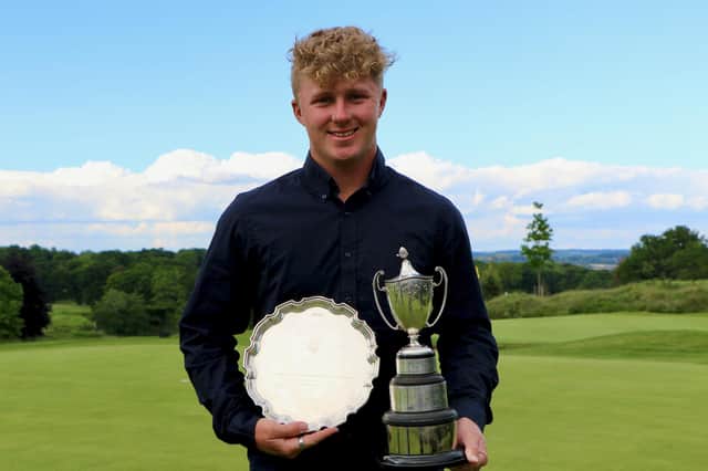 Corhampton’s Jamie Markwick won the Hampshire U21s Championship at Stoneham. Picture by Andrew Griffin