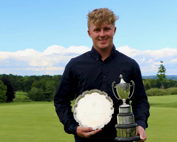 Corhampton’s Jamie Markwick won the Hampshire U21s Championship at Stoneham. Picture by Andrew Griffin