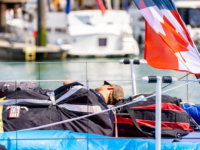 A well earned rest before the hard work begins. Picture:Marcin Jedrysiak