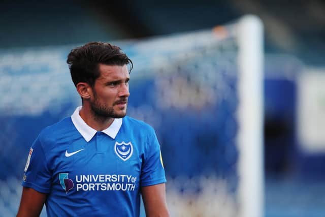 Gareth Evans left Pompey in September after 215 appearances and 37 goals. Picture: Joe Pepler