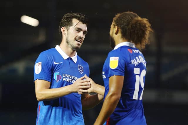 John Marquis and Marcus Harness. Picture: Joe Pepler