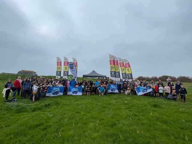 A wonderful group effort from local RFC cleaning up lee-on-solent beach front with SAC competitiors