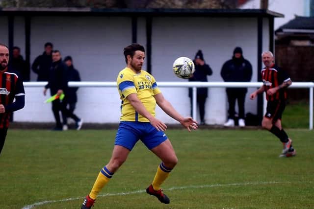 Ben Chambers got both goals in Locks Heath's win over Hayling United