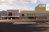 An artist's impression of what Fareham Live, which replace Ferneham Hall, will look like
Picture from Fareham Borough Council in September 2021
