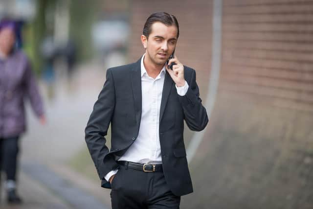 Pictured: Sam Kimmence outside court