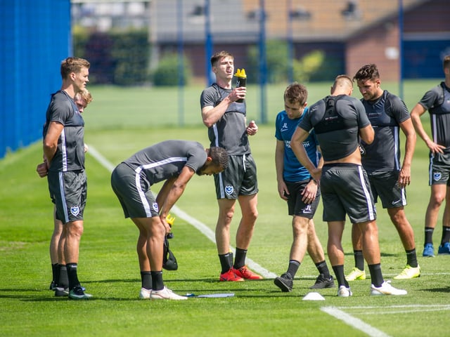 Pompey pre-season training in June 2019. Picture: Habibur Rahman