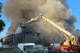 More than 80 firefighters were deployed to tackle a ferocious garage fire, which spread to nearby vehicles and buildings in Southampton. Smoke could be seen filling the sky.