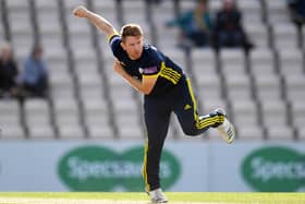 Liam Dawson bagged a stunning 7-15 as Hampshire thrashed Warwickshire in the semi-final of the Metro-Bank Cup at Edgbaston. Picture: Harry Trump/Getty Images