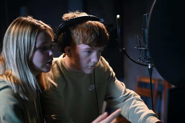 Students from across Bay House and Brune Park schools in Gosport took part in a project called Creative Impact, led by the organisation World Pencil
