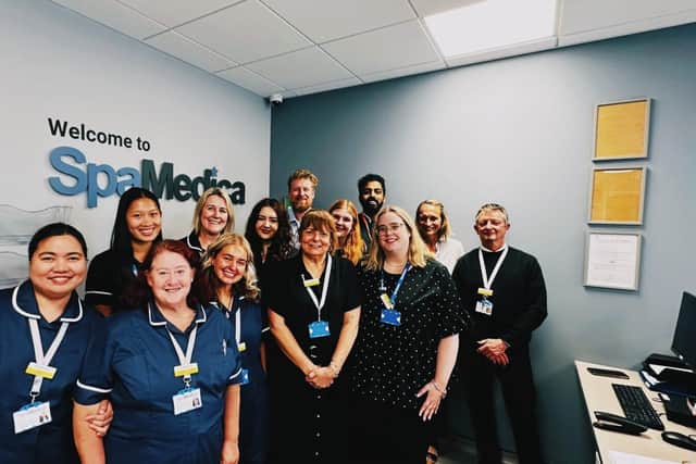 The team at the new SpaMedica eye hospital in Portsmouth