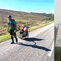 Lee Wingate, from Portsmouth, is walking and running 860 miles to set a World record whilst raising money for The Royal Marines Charity in memory of his grandad.