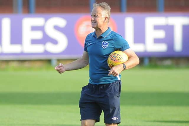 Pompey Academy's head of coach, Sean O'Driscoll, has explained the reasons behind handing in his notice. Picture: Habibur Rahman