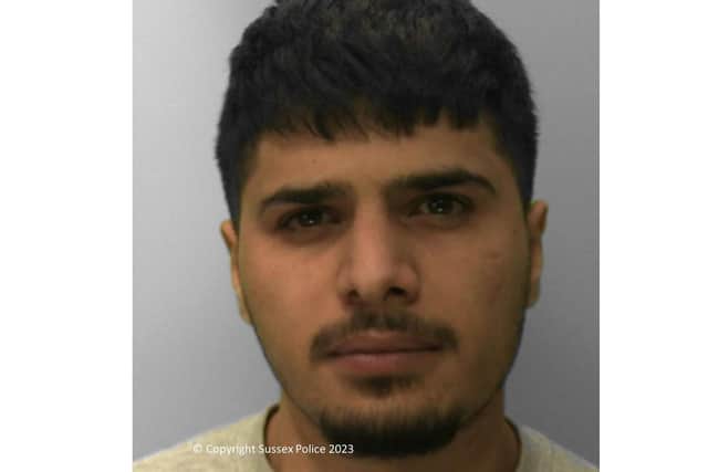 Niwah Ali Ahmed, 23, is wanted after failing to appear in court. Ahmed, who has links to Portsmouth, Hastings and Manchester, has was charged with rape and sexual assault by penetration. Picture: Sussex Police.