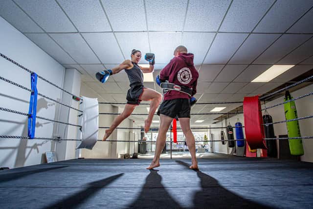 Paul and Vanessa Massey at their new studio at Fierce Muay Thai,  Fareham on 17 December 
Picture: Habibur Rahman