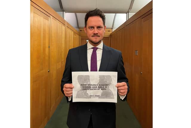 Portsmouth South MP Stephen Morgan who has signed the White Ribbon Day Promise