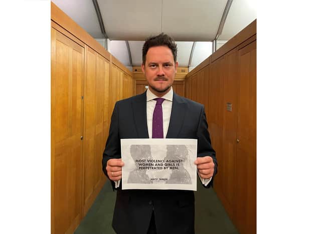 Portsmouth South MP Stephen Morgan who has signed the White Ribbon Day Promise