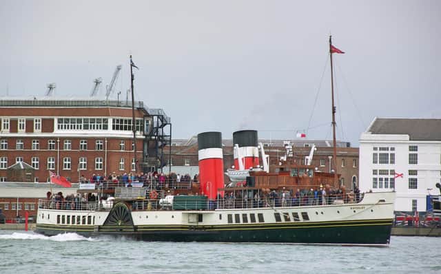 Paddle Steamer Waverley departing Portsmouth Harbour for a cruise to Yarmouth and The Needles in 2016 
Picture: Tony Weaver