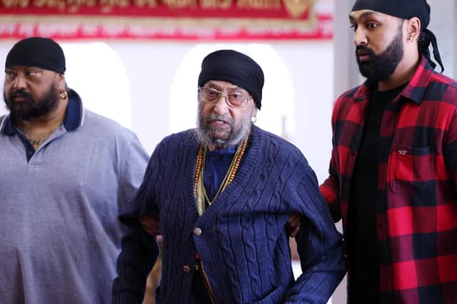 Dewan Singh's on his 95th birthday in 2019 Picture: Chris Moorhouse (120419-15)