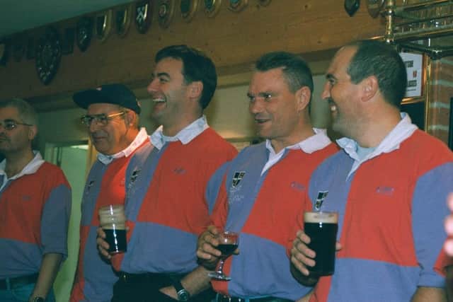 Steve Todd, second right