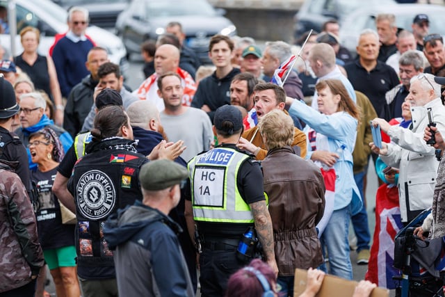 Southsea protest turned violent on Saturday