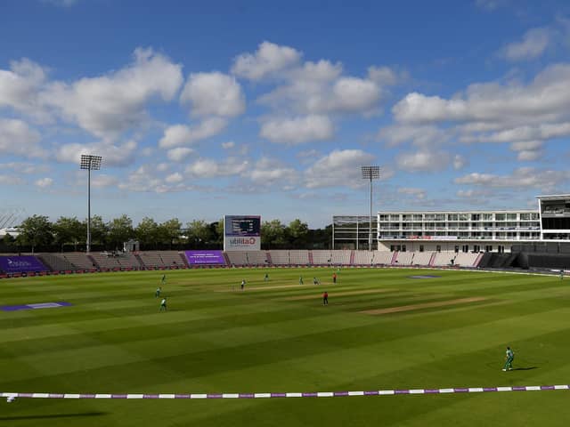 England played Ireland in three ODIs at Hampshire's Ageas Bowl in August, but the stadium hasn't been given any England matches in 2021. Photo by Mike Hewitt/Getty Images.