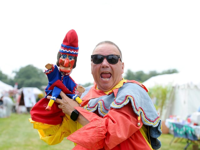 The Garden Show at Stansted Park near Rowlands Castle took place on Friday, June 7, 2024.Pictured is: Crazee Hazee from Hastings.Picture: Sarah Standing (070624-738)