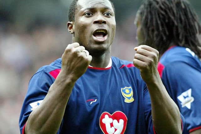 Free-scoring Yakubu was a popular figure at Fratton Park before moving to Middlesbrough in the summer of 2005 for £7.5m. Picture Mark Lees/PA
