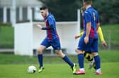 Tom Dinsmore on the ball for US Portsmouth last season. Picture: Chris Moorhouse