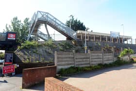 Portchester Railway Station in Hill Road. Picture: Sarah Standing (280920-4682)