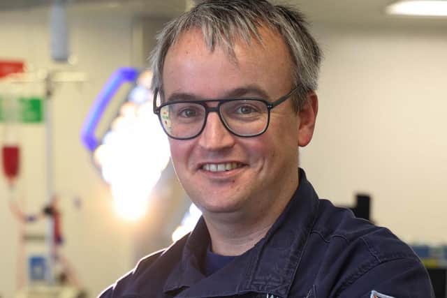 Surgeon Commander Michael Wilson is a specialist in emergency general surgery/major trauma injuries on HMS Queen Elizabeth
