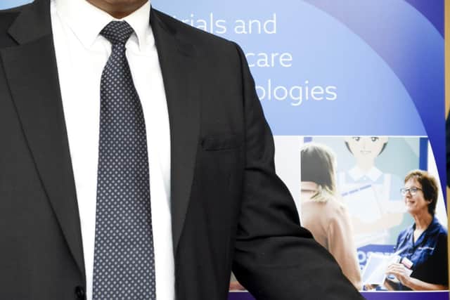 Professor Anoop Chauhan, executive director of research at QA Hospital