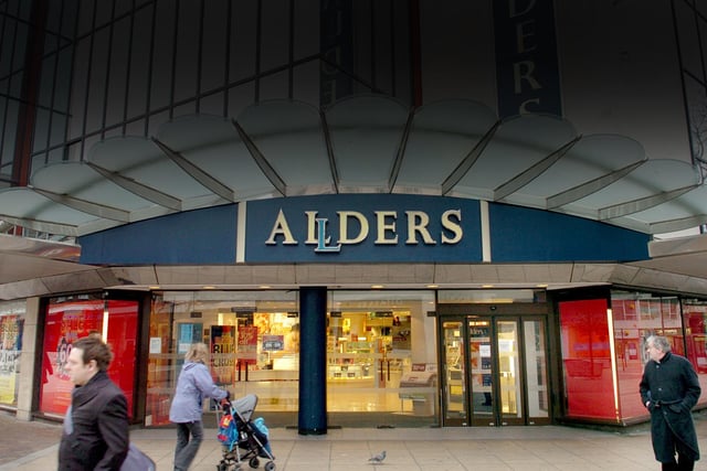 Allders department store in Commercial Road shopping centre, Landport, Portsmouth in 2005.