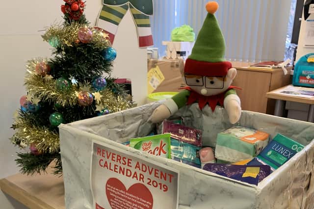 The Reverse Advent Calendar appeal will help Pompey in the Community and Trussell Trust Food Bank in Portsmouth and has run for five years