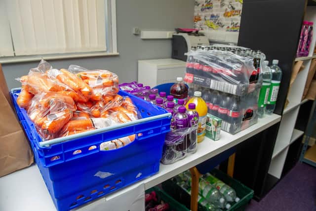 Some of the food available at Landport Community Centre, Portsmouth on 20 April 2021

Picture: Habibur Rahman