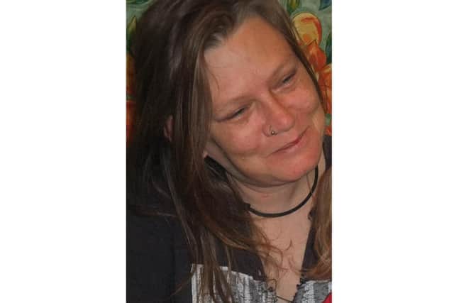Bonnie Marie Harwood 47, who was killed in a brutal knife attack in her own home by Matthew Reynolds