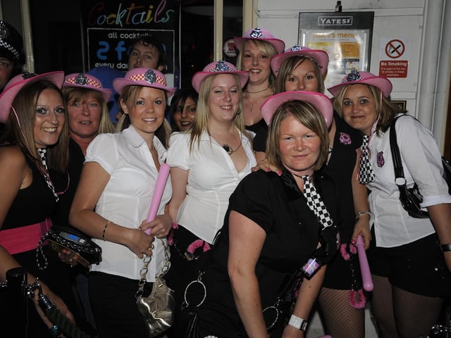 Clubbers having a good time at Yates Wine Bar in 2008. Picture: (082605-55)