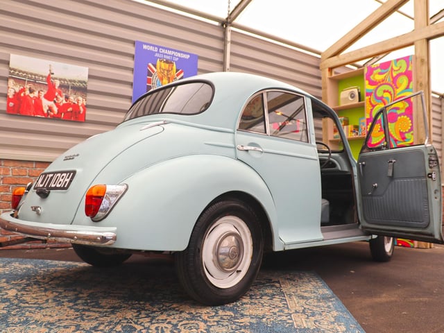 Morris Minor in Beaulieu's new attraction We Had One of Those.